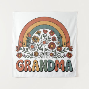 Floral Grandma Tapestry