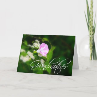 Floral Grandmother Card Blank Inside