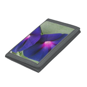 Floral Gray Leather Wallet