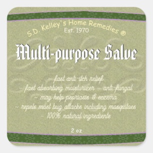 Floral & Gray Texture "U Pick Color" Product Label