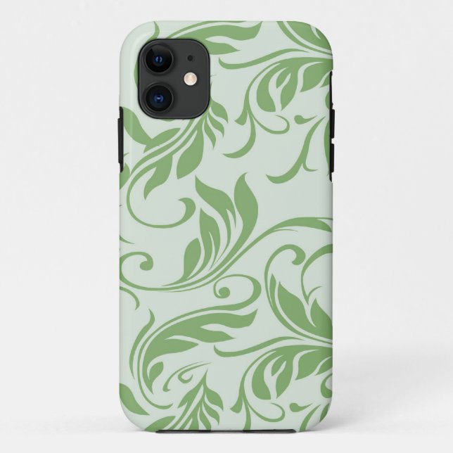Floral Green iPhone 5 Cover (Back)