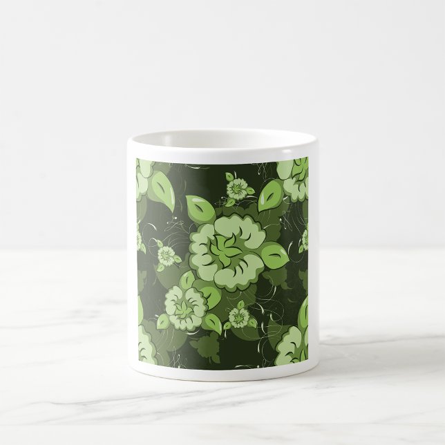 Floral Green Mug (Creator Uploaded)