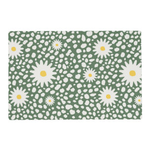 Floral Green Pattern Placemat