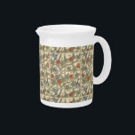 Floral Green Pink Vintage William Morris Trellis Beverage Pitcher<br><div class="desc">The design on this product is inspired by "Trellis" a wallpaper design created in 1862 by William Morris an English textile designer, poet novelist, translator, and social activist who lived from 1834 to 1896. Morris was a major contributor to the revival of traditional British textile arts and methods of production....</div>
