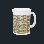 Floral Green Pink Vintage William Morris Trellis Beverage Pitcher<br><div class="desc">The design on this product is inspired by "Trellis" a wallpaper design created in 1862 by William Morris an English textile designer, poet novelist, translator, and social activist who lived from 1834 to 1896. Morris was a major contributor to the revival of traditional British textile arts and methods of production....</div>
