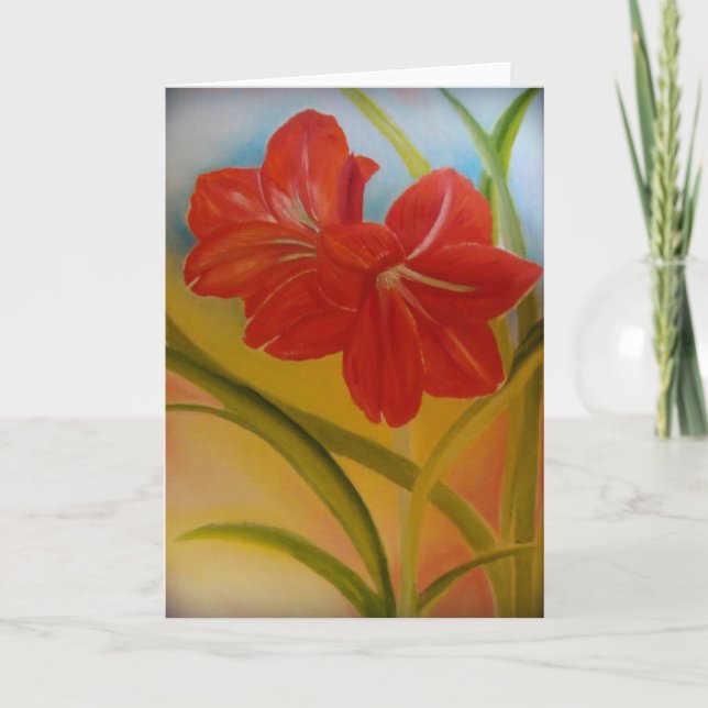 Floral Greeting card for any occasion (Front)