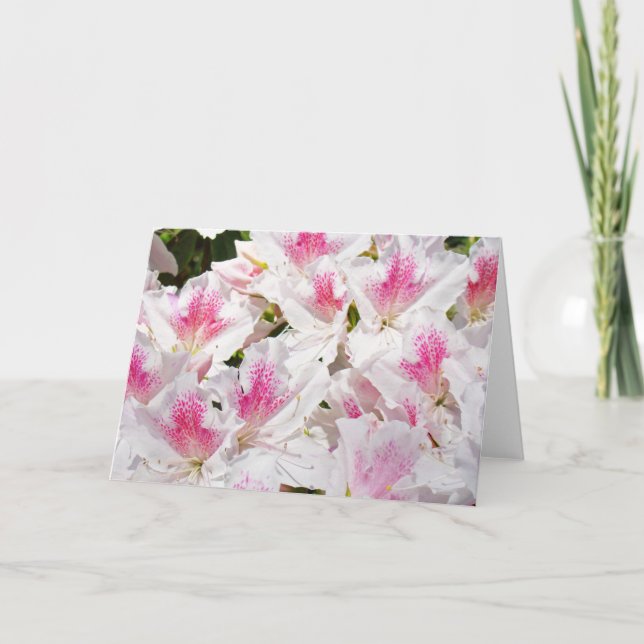 Floral Greeting Cards Blank Inside Customize text (Front)