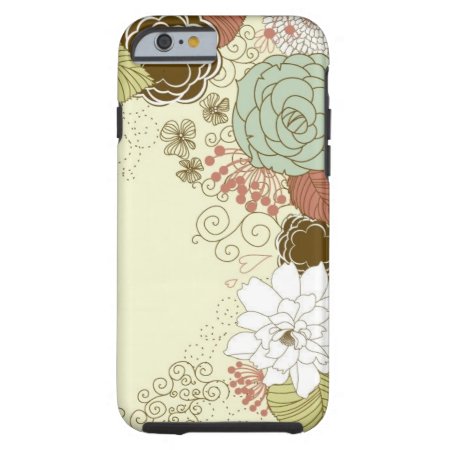 Floral Greeting Tough Iphone 6 Case