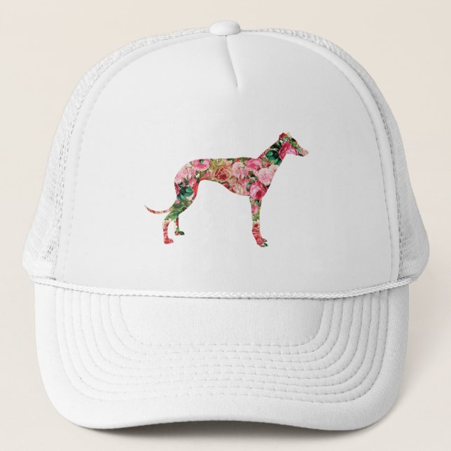 Floral Greyhound Cap (Front)