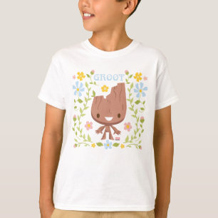 Floral Groot Graphic T-Shirt