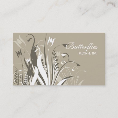 Floral Grunge Business Card