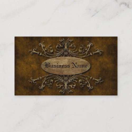 Floral Grunge Design Business Card