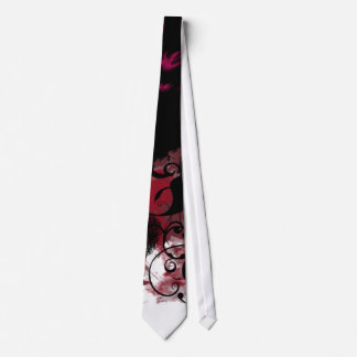 Floral Grunge Neck Tie