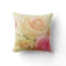 Floral Grunge Throw Pillow