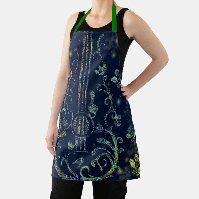 Floral Guitar Apron (Insitu)