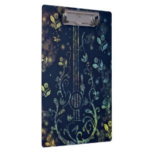 Floral Guitar Clipboard