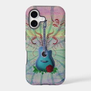 Floral Guitar iPhone 17 Case