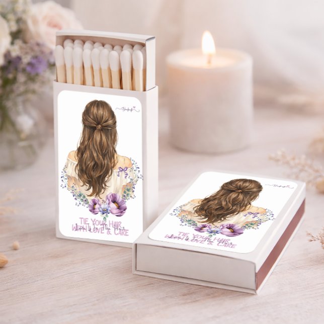 Floral Hair Accessory Boutique Brands Matchboxes (Floral Hair Accessory Boutique Brands Matchboxes)
