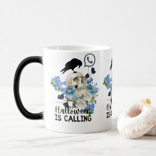 Floral Halloween is calling Color Morph Mug