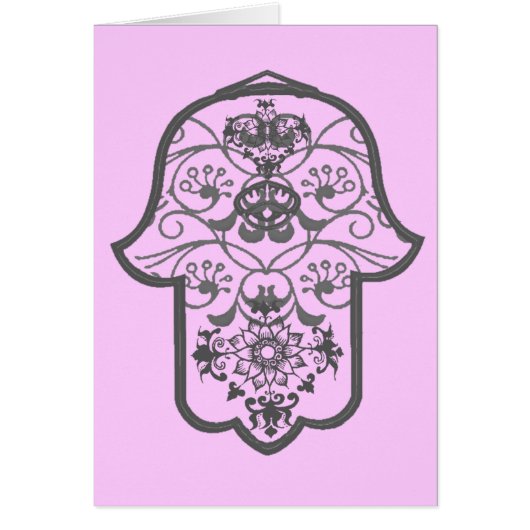 Floral Hamsa Cards (Front)