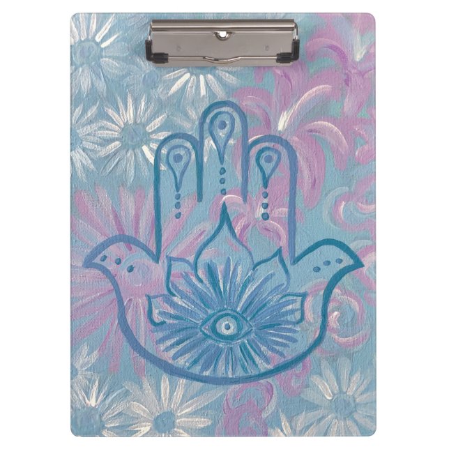 Floral Hamsa Clipboard (Front)