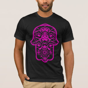 Floral Hamsa Pink T-Shirt