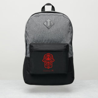 Floral Hamsa (Red) Port Authority® Backpack
