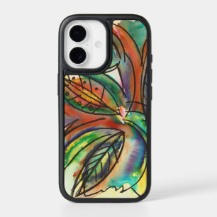 Floral-Hand Painted Abstract Watercolor Art iPhone 17 Case