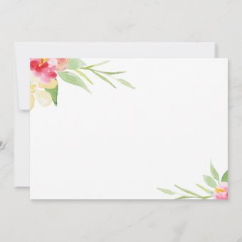 Floral Handwriting Canceled Wedding Regrets Invitation | Zazzle