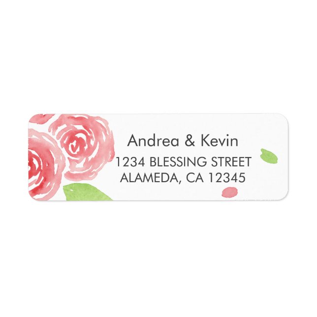 Floral Happiness Label (Front)