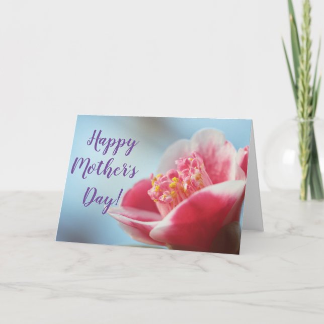 Floral Happy Mother's Day Card Blank Inside (Front)