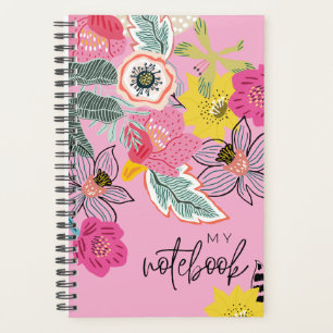 Floral Hardcover Notebook – Aesthetic Journal for