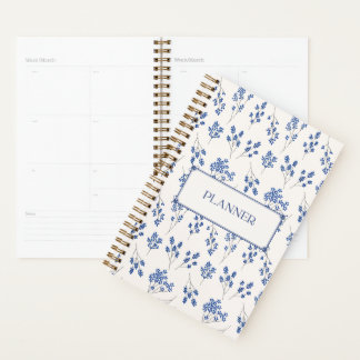 Floral Hardcover Notebook Plannner