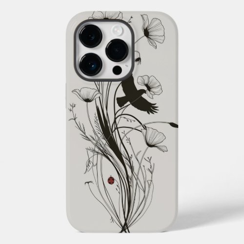 Floral Harmony Case_Mate iPhone 14 Pro Case