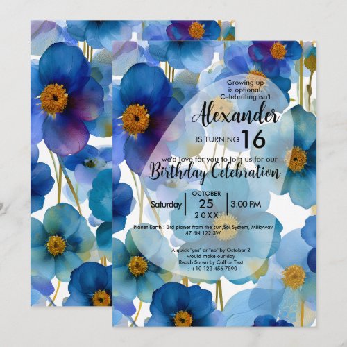 Floral Harmony | Colorful Flower Design Invitation