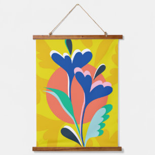 Floral Harmony Hanging Tapestry