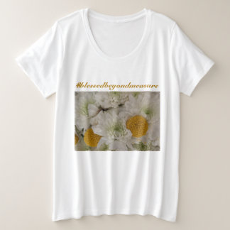 Floral hashtag women's t-shirt