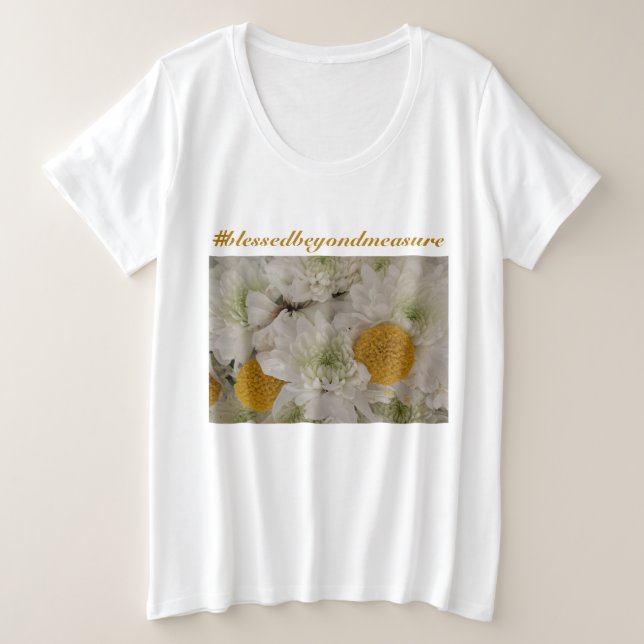 Floral hashtag women's t-shirt (Design Front)