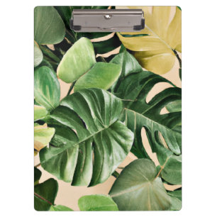 Floral/Hawaiian/Tropical leaf Clipboard