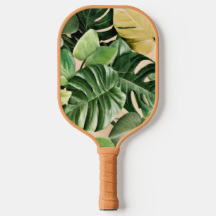 Floral/Hawaiian/Tropical leaf Pickleball Paddle