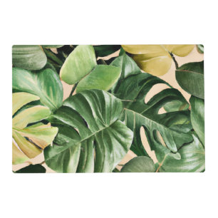 Floral/Hawaiian/Tropical leaf Placemat
