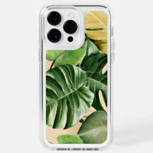 Floral/Hawaiian/Tropical leaf Speck iPhone 14 Pro Max Case