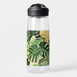 Floral/Hawaiian/Tropical leaf Water Bottle