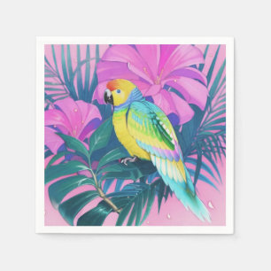 Floral/Hawaiian/Tropical/parrot Napkins