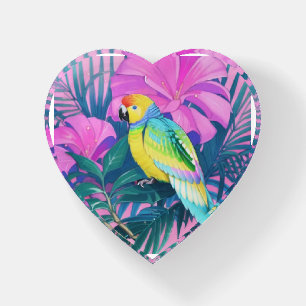 Floral/Hawaiian/Tropical/parrot Paperweight