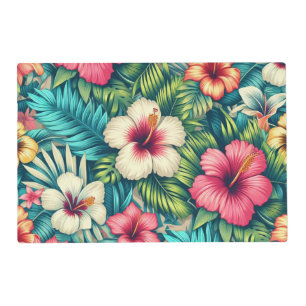 Floral Hawaiian/tropical Placemat