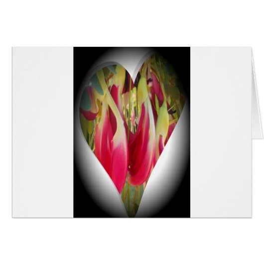 Floral Heart Art Print (Front Horizontal)