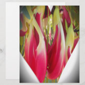 Floral Heart Art Print (Front/Back)