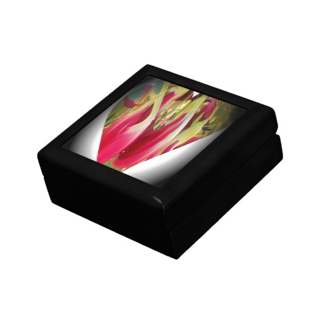Floral Heart Art Print Gift Box (Side)