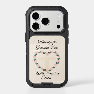 Floral Heart Faith Blessing for a Special Grandma iPhone 17 Pro Case